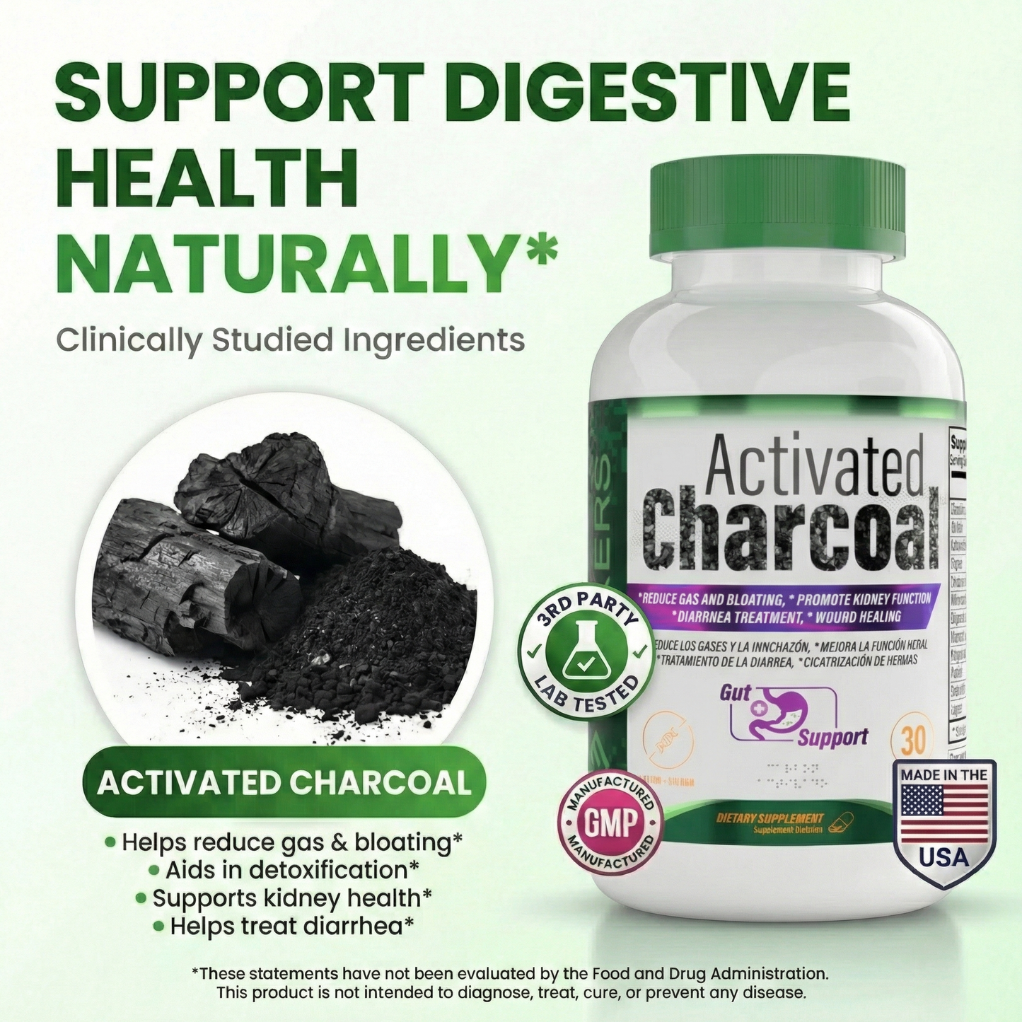 Activated Charcoal Supplement