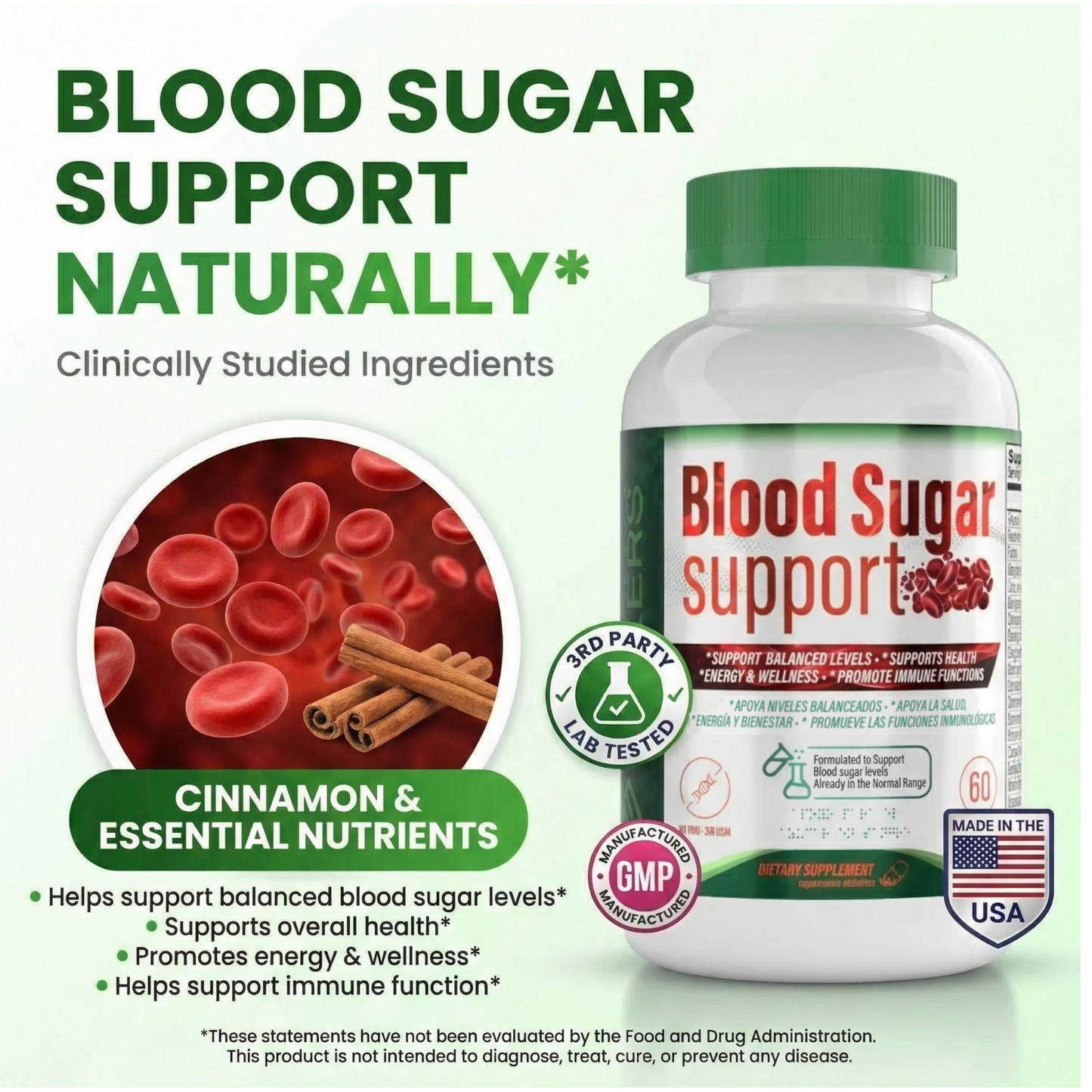 Daily Sugar Balance Supplement – Clean Ingredient