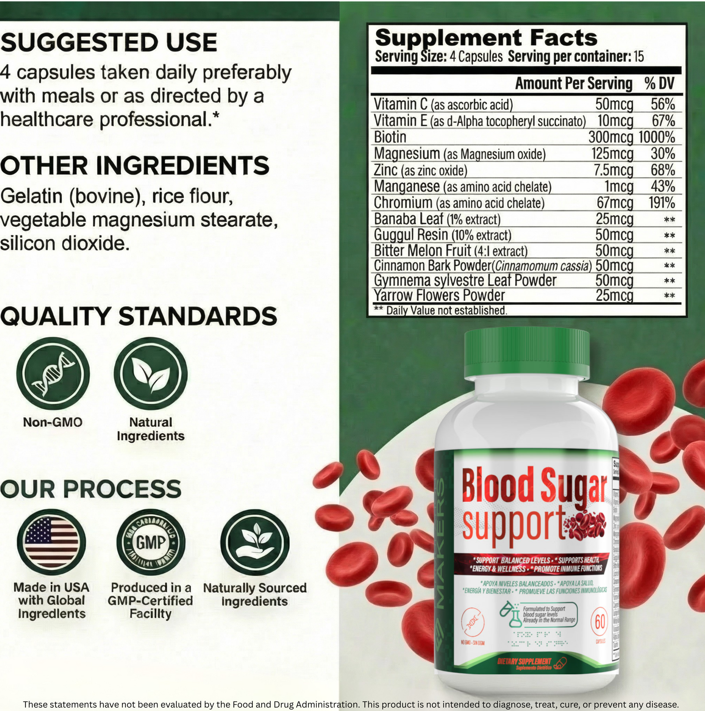 Daily Sugar Balance Supplement – Clean Ingredient
