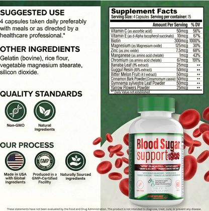 Daily Sugar Balance Supplement – Clean Ingredient