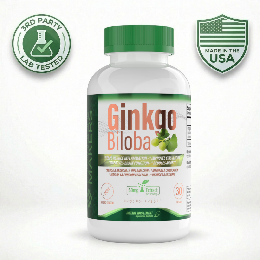 Ginkgo Biloba 60mg – Daily Use Capsules