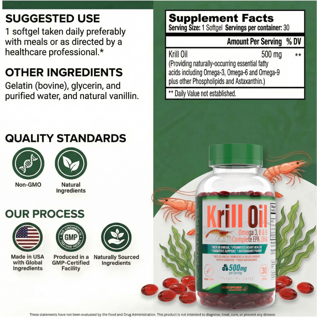 Krill Oil Omega 3-6-9 – Daily Use Formula