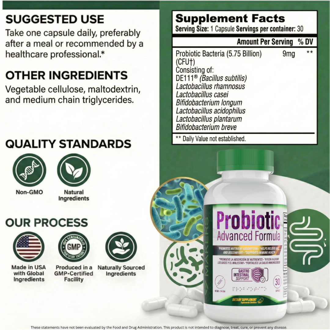 Probiotic Advanced Formula Supplement