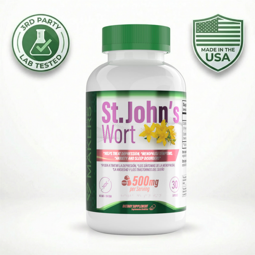 St. John’s Wort 500mg – Daily Use Herbal Capsules