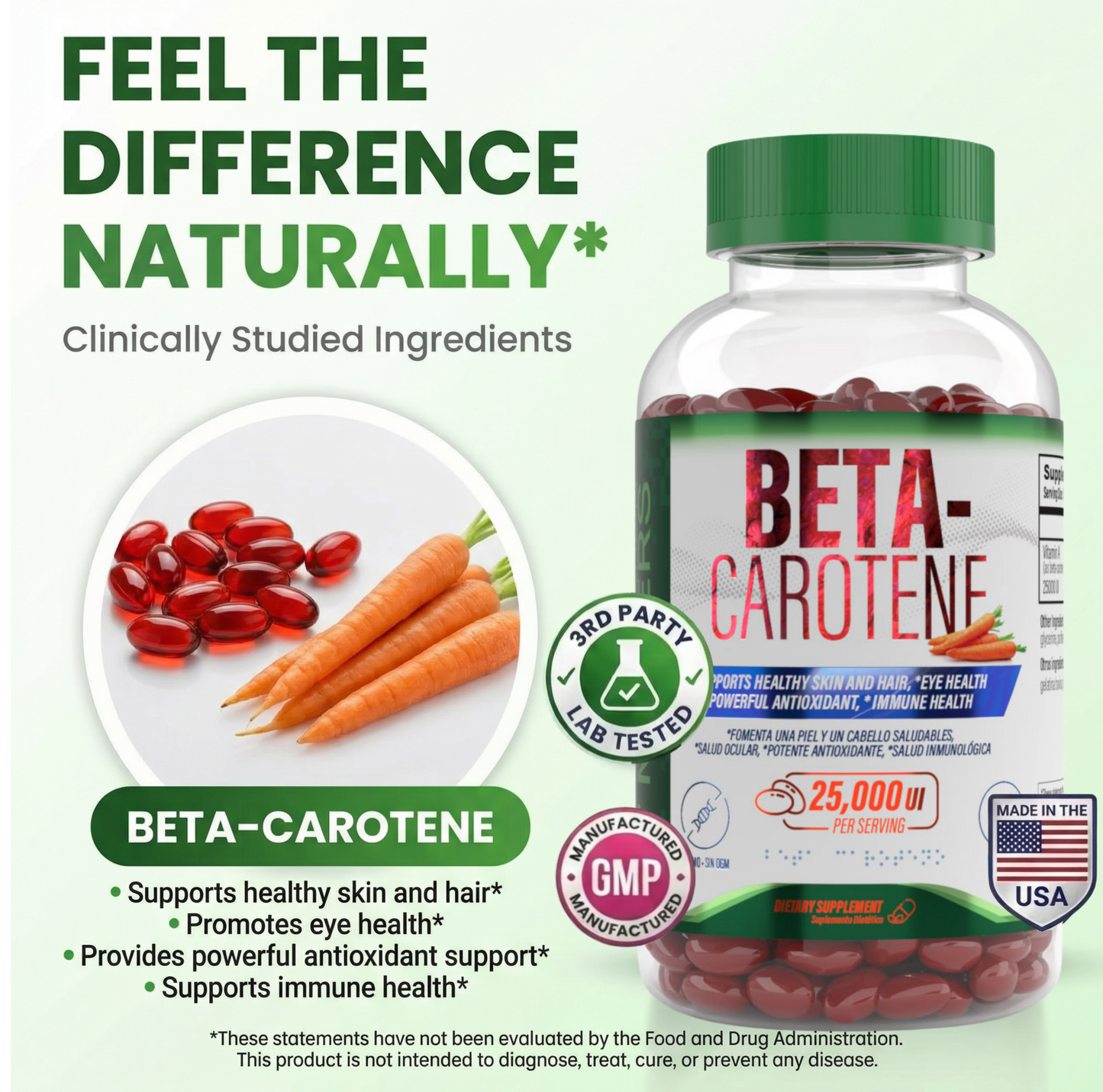 Beta Carotene Supplement