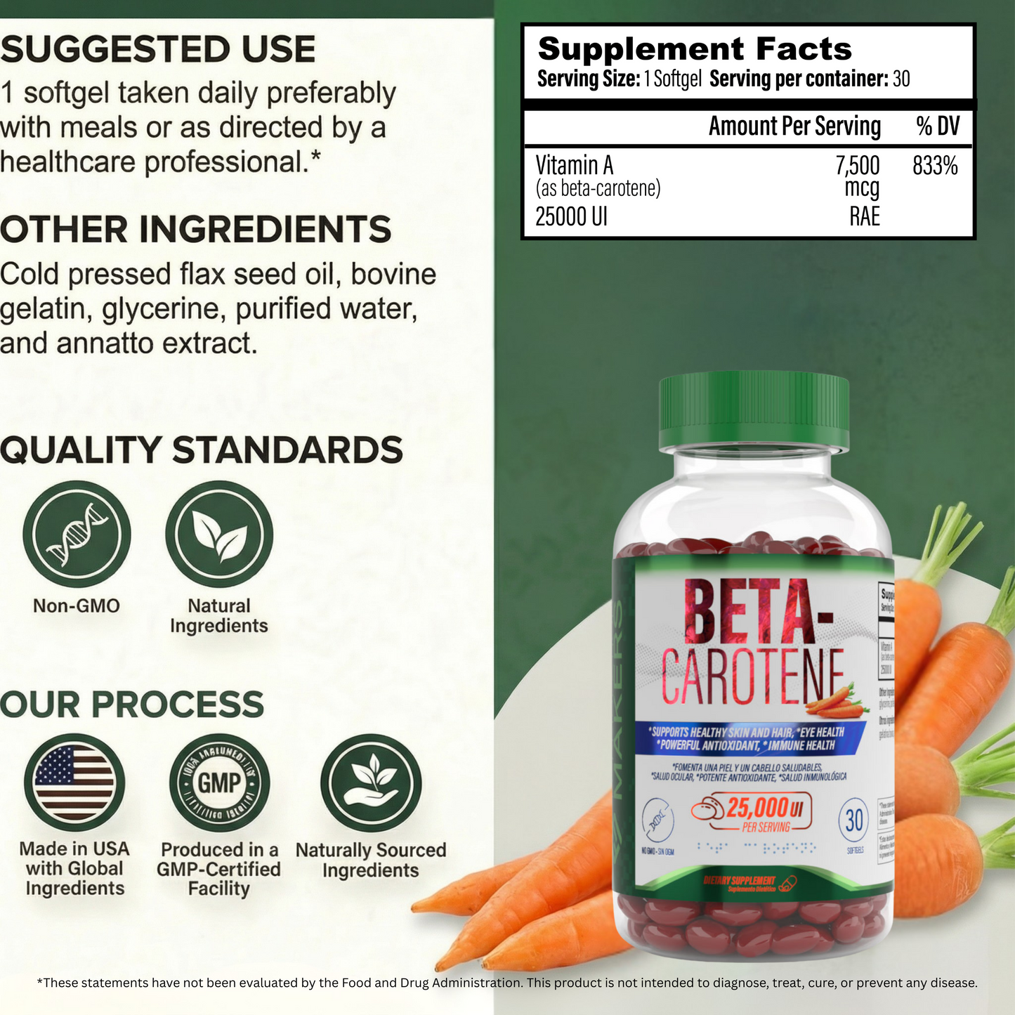 Beta Carotene Supplement