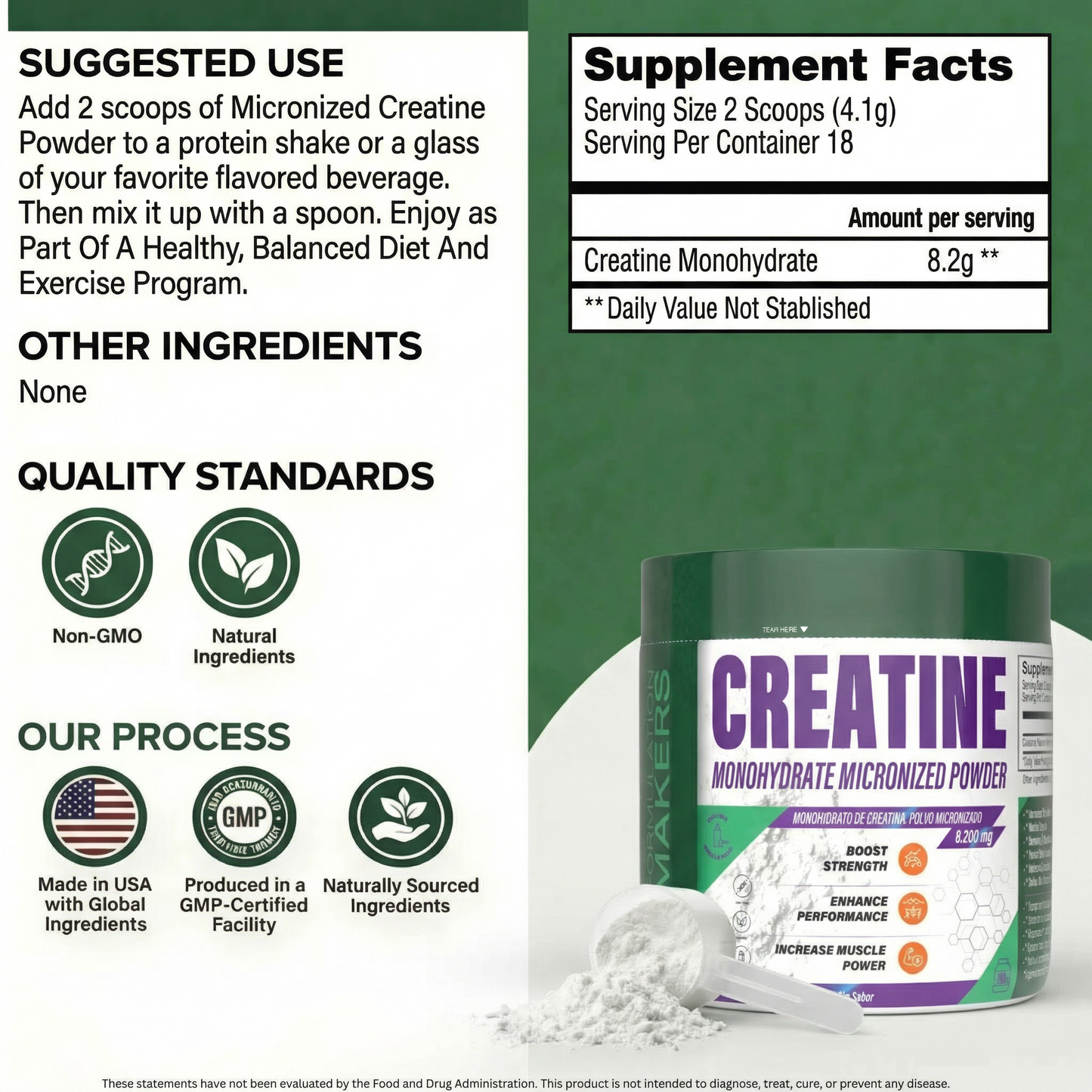 Creatine Monohydrate Supplement