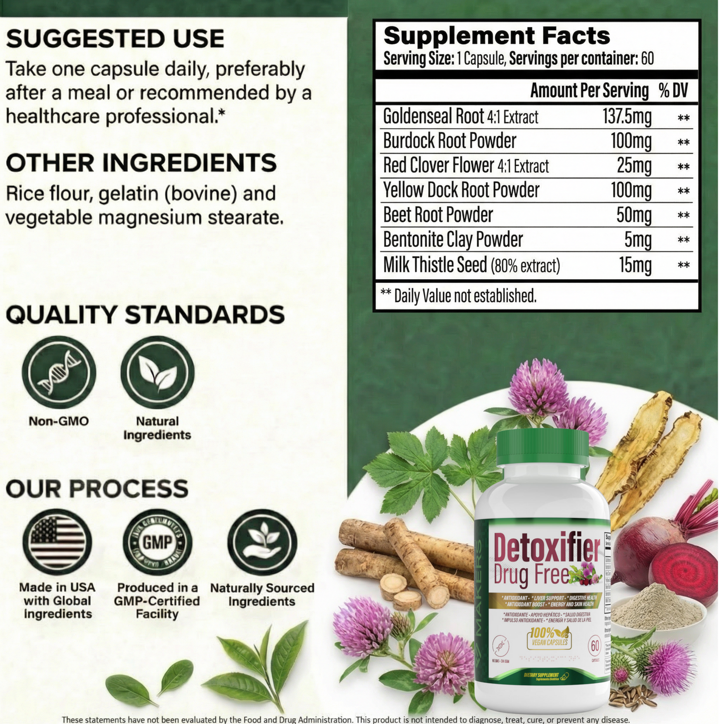 Detoxifier Drug Free