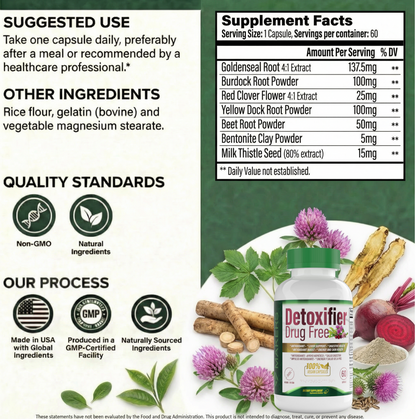 Detoxifier Drug Free