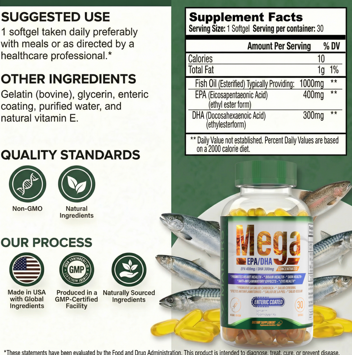 Mega EPA-DHA Supplement